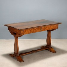 Scrittoio Biedermeier Antico Noce Austria Metà XIX Secolo Originale