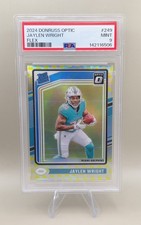 2024 Donruss Optic Jaylen Wright Flex /149 PSA 9 Rookie Prizm Dolphins RC #249