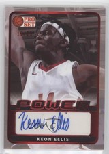 2021-22 Leaf Pro Set Power Portrait Red Spectrum Foil 16/25 Keon Ellis Auto fl4