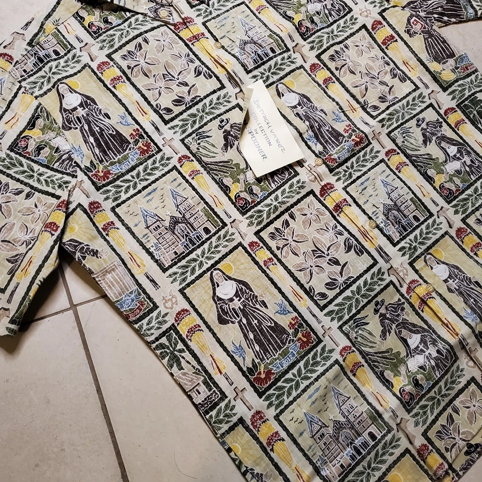 Reyn Spooner Father Damien Hawaiian Button-up Shirt Dietri Varez Lot Of 2 NWT - Image 3 of 4