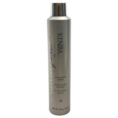 2 Pack Platinum Finishing Spray - 26 Maximum Hold Hairspray by Kenra - 10 oz