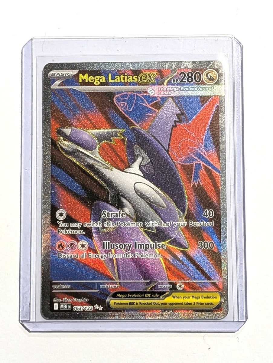 Mega Latias EX 163/132 – Full Art Secret Rare – MEG01: Mega