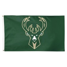 Milwaukee Bucks Standard 3x5 Flag Logo Design FREE SHIPPING