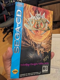 Vay (Sega CD) Artwork Only - Registration Card - NO DISC LOT