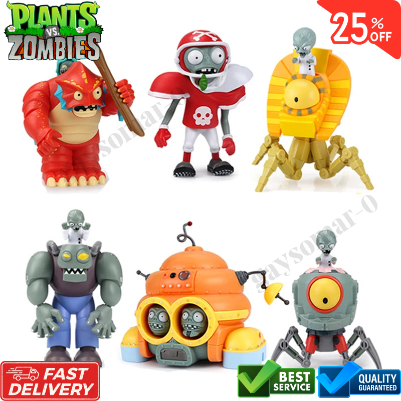 Plants vs Zombies Action Figure Egyptian Dr.Zombie Deformation Game Toy Gift NEW