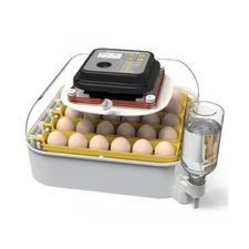 MATICOOPX 30 Egg Incubator with Humidity Display, Egg Candler, Automatic Egg ...
