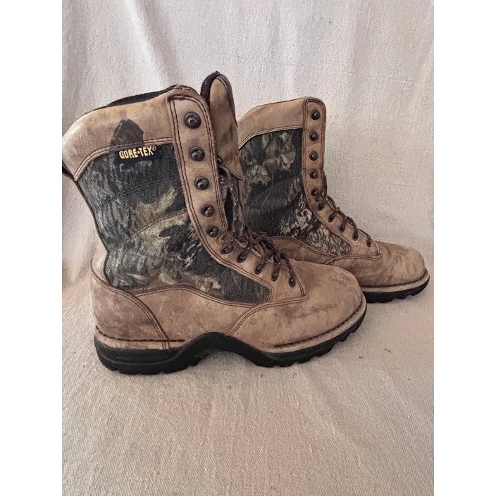 Danner Pronghorn 400G GTX Camo Leather Waterproof Hunting Boots Mens Size 9 - Image 3 of 4