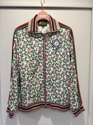 Gucci Doraemon Giacca Zip Maglia Ricamata Taglia M Unisex Rara 8339AK - Foto 3 di 11