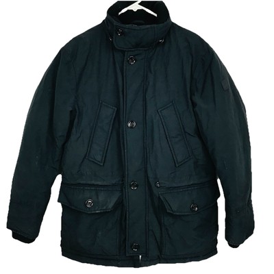 Hugo Boss Navy Blue Real Duck Down Feather Dallios Parka Coat Puffer 38R Mens