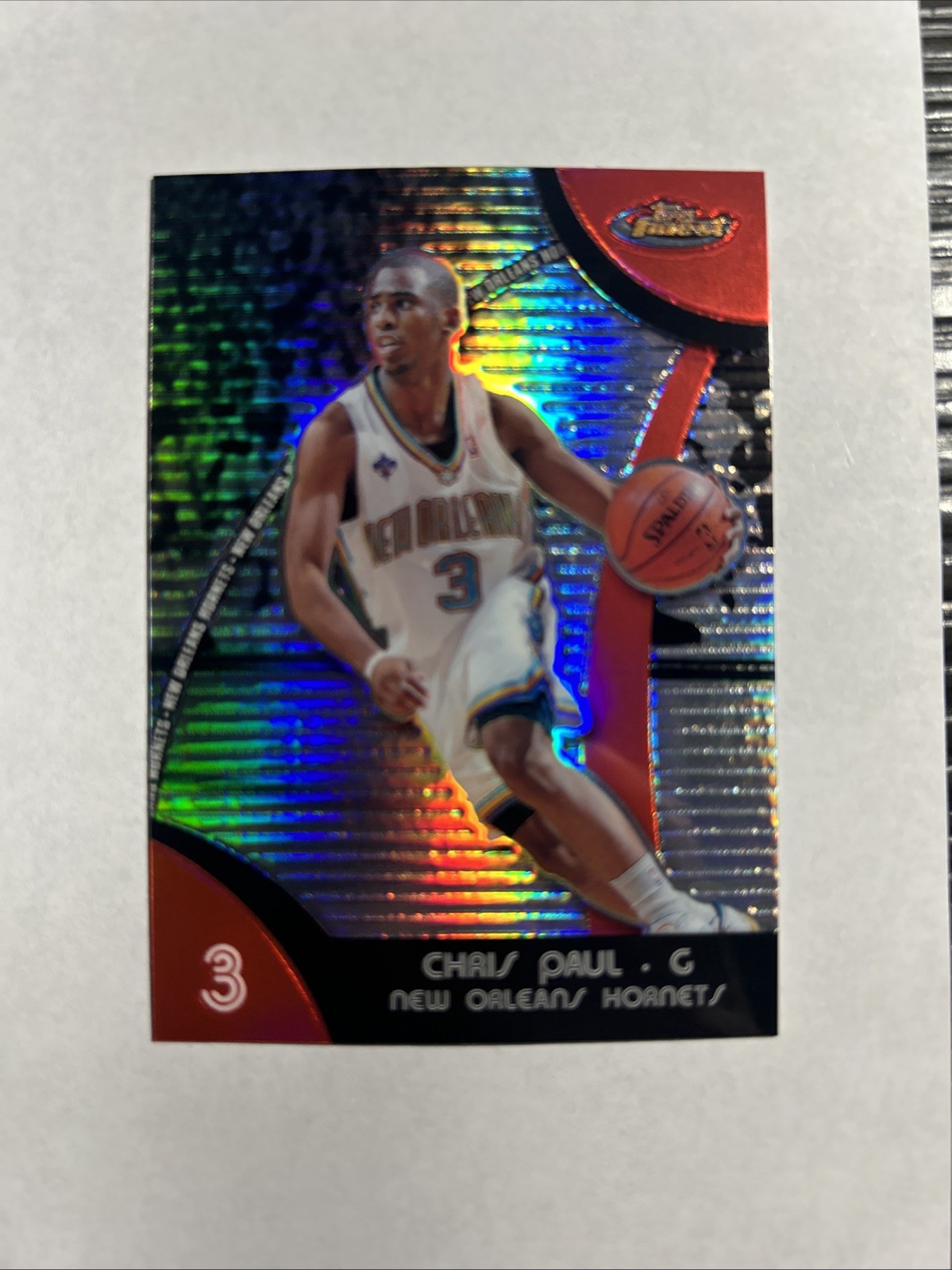2007-08 Topps Finest Refractor #14 CHRIS PAUL New Orleans Hornets