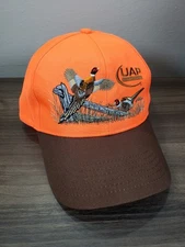 UAP Dow Agrosciences Hat Snapback Cap Orange Embroidered Pheasant Scene Hunting