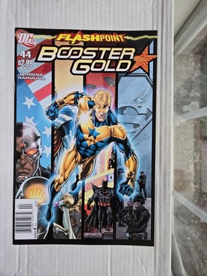 Booster Gold #44 Newsstand 1:50 Rare 467 Copies Batman App DC 2011 Flashpoint