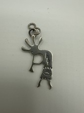 Sterling Silber Indianer Kokopelli Anhänger 3/4" 1,61 Gramm