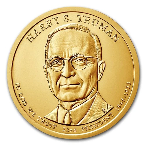 2015-P Presidential Dollar Harry S Truman — photo from the most recent tracked eBay sale