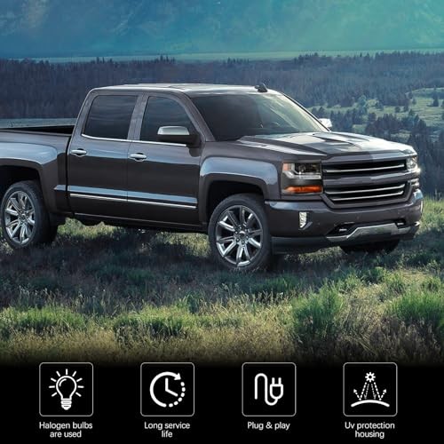 Headlight Assembly Fit for 2016 2017 2018 Chevy Silverado 1500 Driver Left Side - Picture 8 of 8