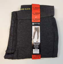 ANNE KLEIN Women's Charcoal Ponte Pants Size Medium M Tummy Control Slimming NWT