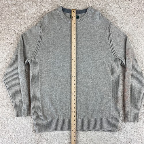 Woolrich Sweater Mens Extra Large Tan Knit Wool Blend Long Sleeve Pullover - Picture 4 of 12