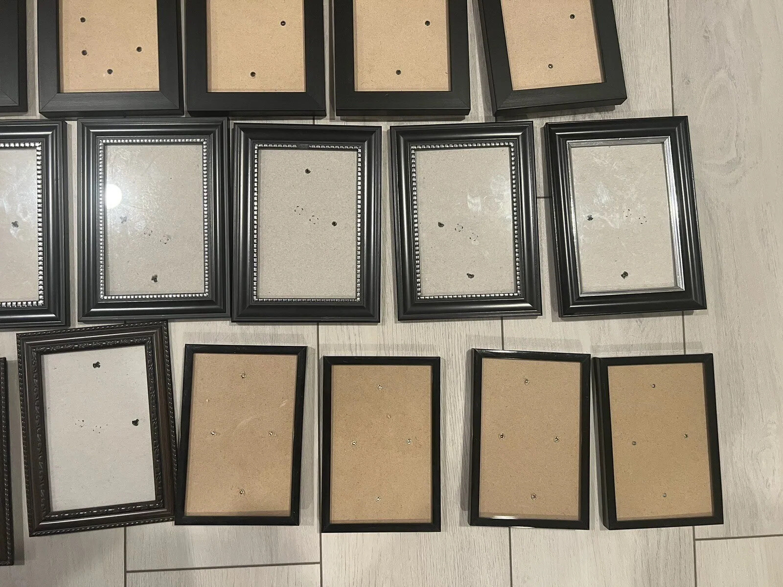 Lot Of 37 4 x 6 Mostly Black Picture Frames eBay