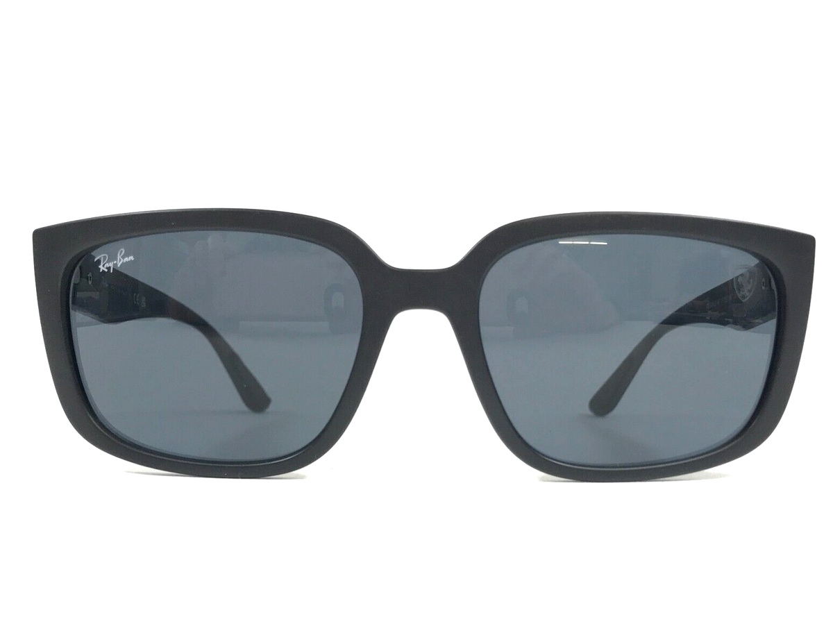 Ray-Ban Scuderia Ferrari Sunglasses RB4443-M F702/87 Matte Black w/ Gray  Lenses - Main Image
