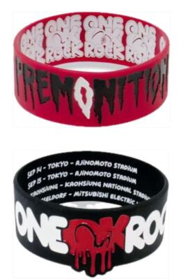 ONE OK ROCK 2024 PREMONITION WORLD TOUR Official Rubber Band