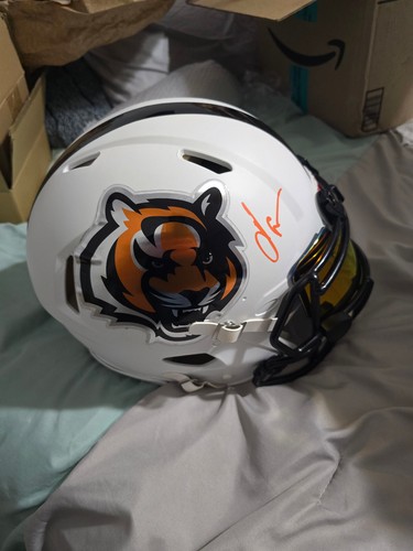 Chad Johnson Autographed Full Size Authentic Alt Helmet With Visor