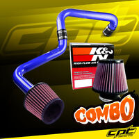 01-05 Honda Civic Automatic 1.7l Blue Cold Air Intake + K&n Air Filter 01-05 Honda Civic Automatic 1.7l Blue Cold Air Intake + K&n Air Filter