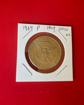 1989 P KENNEDY HALB DOLLAR - SCHÖNE US MÜNZE !!!
