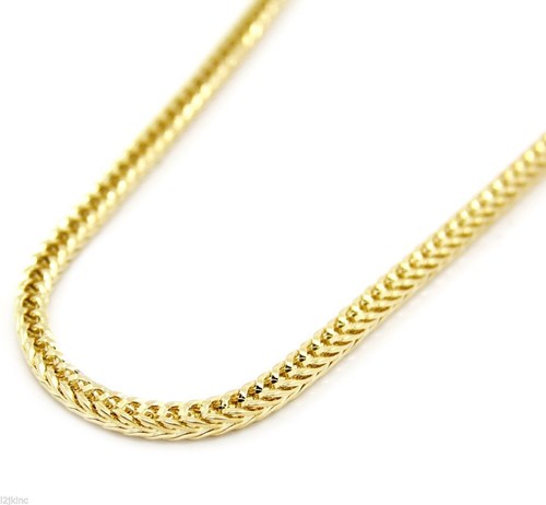 Mens 14K Gold Plated Franco 4mm 30 