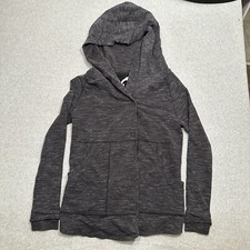 Lululemon Hooded Jacket Women s Size 4 Heather Gray Find Your Centre Wrap