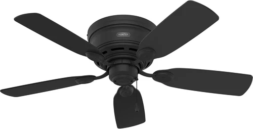 Hunter Fan Company 52392 Low Profile Ceiling Fan, Matte Black - Picture 1 of 6