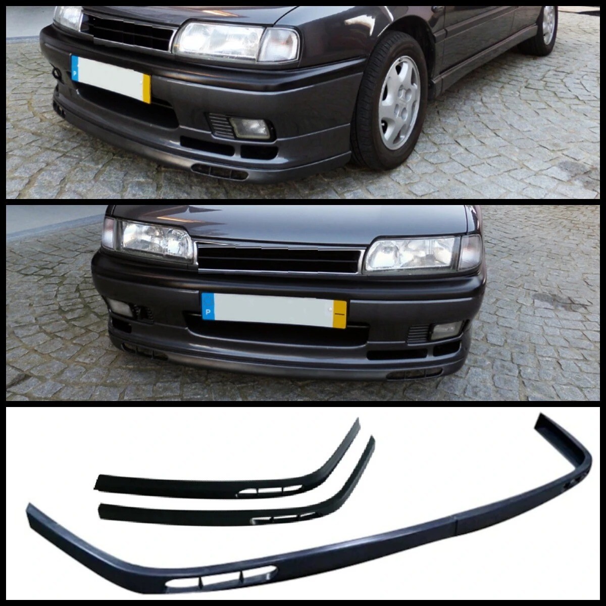 Für Nissan Primera P10 Laguna Lippe Front Stoßstange Splitter Spoiler Eurolip...
