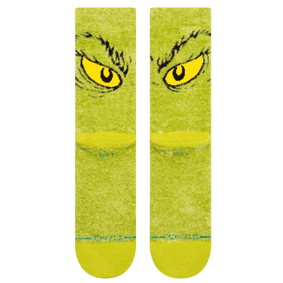 Calcetines STANCE x The Grinch Da Da Dagrinch acogedores talla L grandes (9-13) verdes Foto 3 de 3