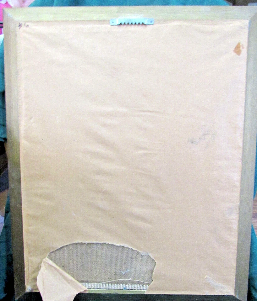 VINTAGE NEEDLE POINT BY SUZANNE POGET PHYLLIS CALDWELL CELLIST ANTIQUE FRAME - Image 2 of 3