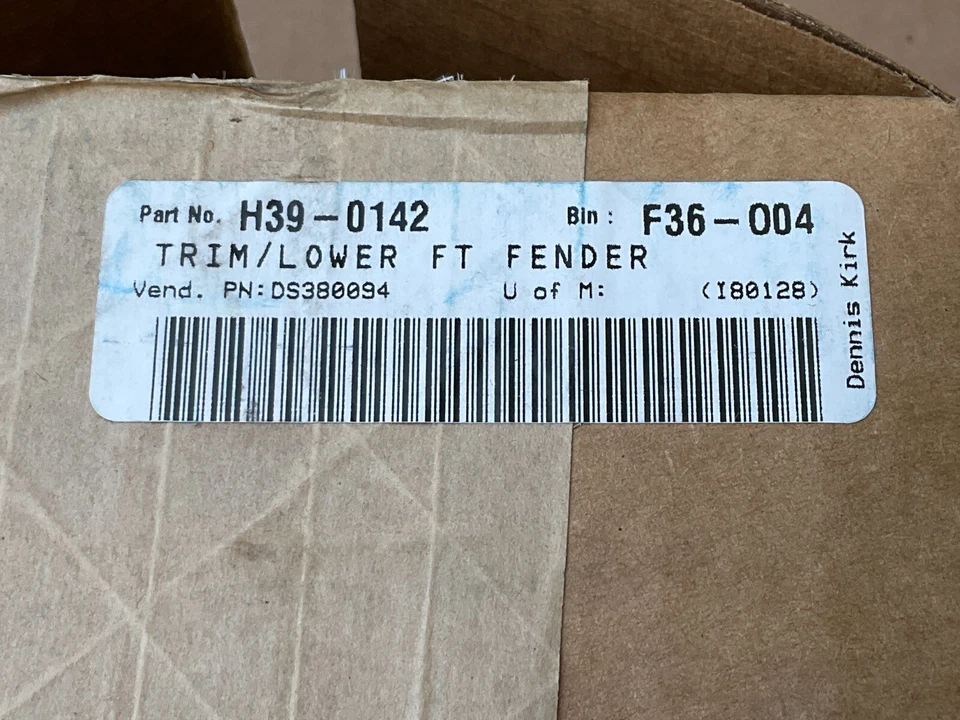 Guardabarros delantero inferior Khrome Werks Harley 1986-04 FLT, FLHT 380094 NOS Foto 4 de 4