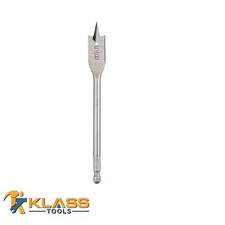 5/8 in. x 6 in. Long Steel Spade / Paddle Bit for Wood by KlassTools