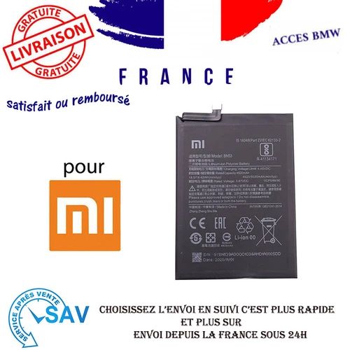 Original BN53 battery for Xiaomi Redmi Note 9 Pro / Redmi Note 10 Pro
