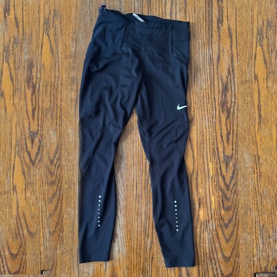 Nike Dri-FIT Running Tights Reflective Detail Athletic Leggings Size M