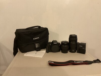 Canon DS126741 EOS Rebel T7 24.1MP 3'' Display Digital Camera - Black (2727C021)