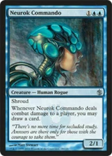 4 Neurok Commando - LP - Mirrodin Besieged - mtg - 4x x4