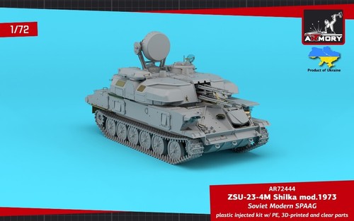 ZSU-23-4M/M3/M2 "Shilka" Soviet AA SPG Armory Models AR72444 Scale model 1:72 - Picture 3 of 17