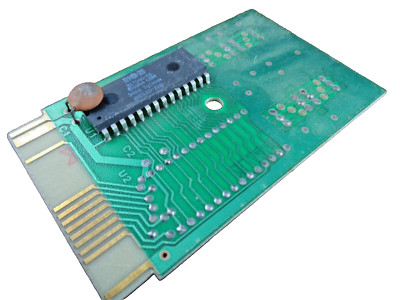 COMMODORE 16/+4 -- MODULE BOARD WITH CBM 317040-01 MOS