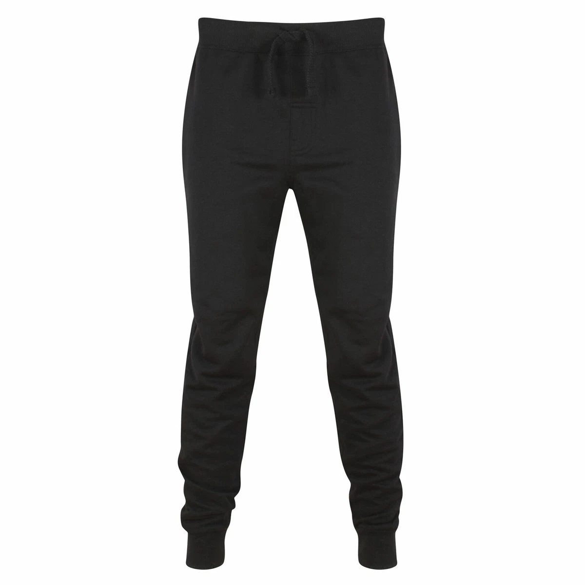 Mens black skinny clearance tracksuit