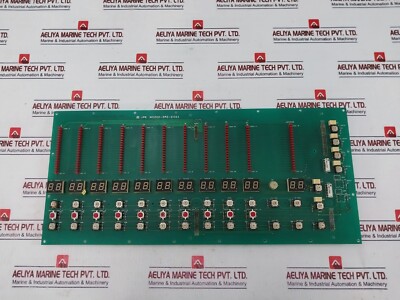 JPE KC0302-0P2-2102A Control PC Board with LED Displays and Switches Attached