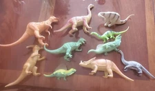 10  Realistic Dinosaur Toys Plastic Figures Assorted Lot Kids 3 are JARU