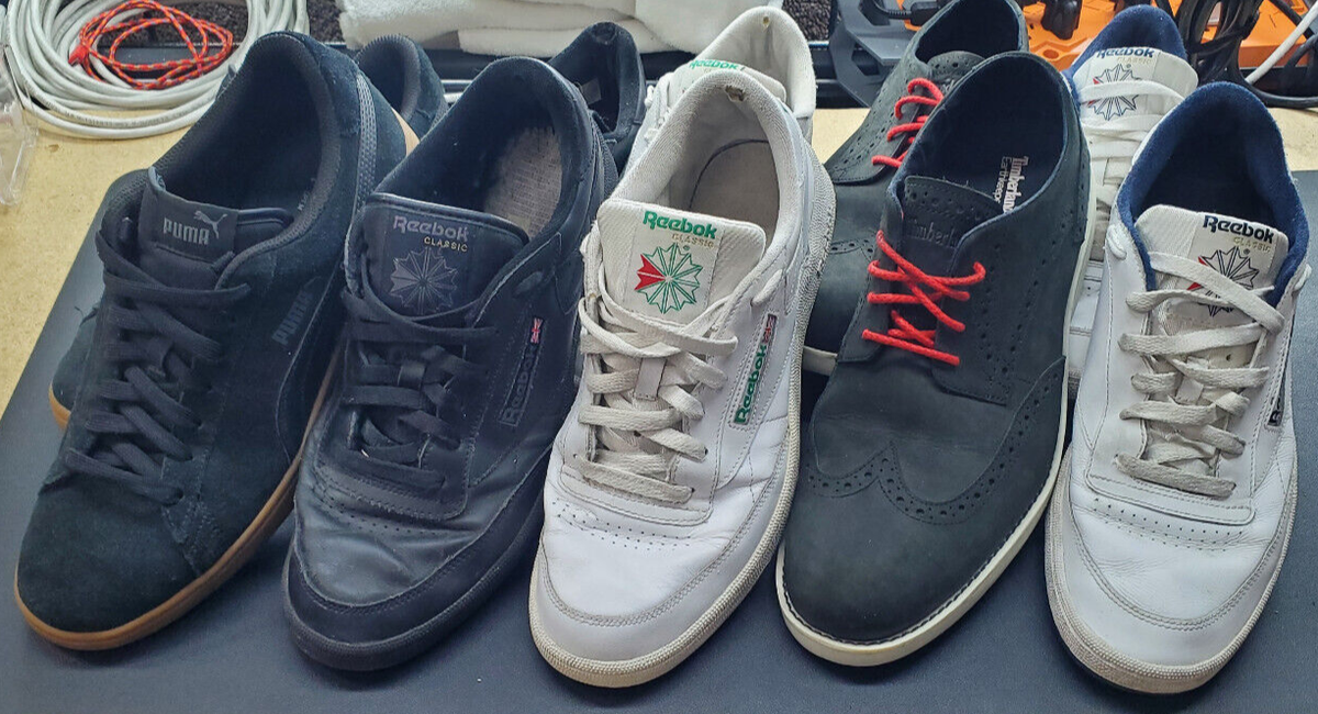 Shoe Lot Mens Sizes 9-10.5 (Puma, Timberland, Rebok) | eBay display picture 2