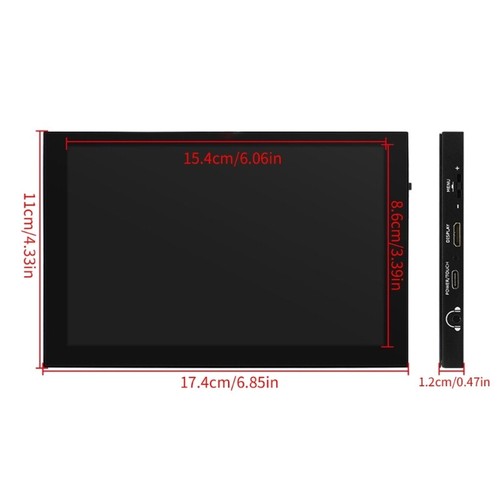 7 Inch LCD Screen for RPI 1024x600 Resolution IPS LCD Display Secondary - Picture 8 of 8
