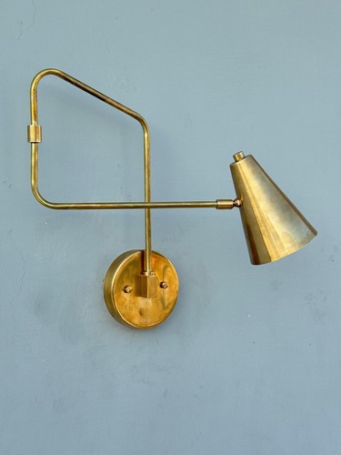 Mid Century Swing Wall Sconce | Focus Lighting | Swing Arm Wall Sconce - Picture 7 of 11