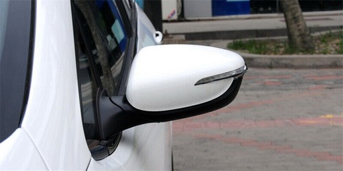 Fit For KIA Forte K3 2014-2018 Rearview Mirror Shell Cap White Left Mirror Cover - Picture 4 of 8