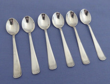 J. Grimminger - 6 Mokkal&ouml;ffel - Espressol&ouml;ffel - 800er Silber  - ca. 10 cm