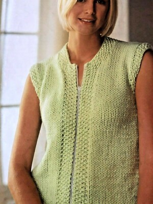 chunky knit gilet
